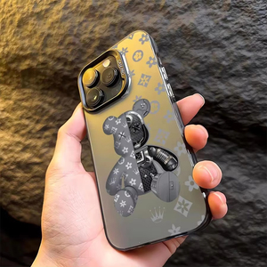 Funda Protectora para Teléfono con Diseño de Oso <span class=keywords><strong>Robert</strong></span>, para iPhone 16e, 16 Pro Max, 15, 14 Plus, 13, 12 Mini, 11 Pro, de Silicona, a Prueba de Golpes, Moderna y Bonita - Product Image 3