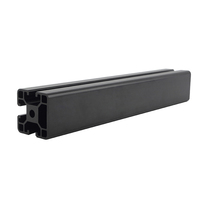 Chine fabricant 8054 T SLOT MSR OB 40*40 profil en aluminium 4040 profil en aluminium industriel pour bricolage noir pour imprimante 3D