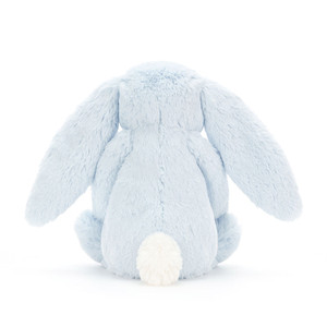 Jelly Bunny Lapin en peluche moyen <span class=keywords><strong>bleu</strong></span> timide, jouet en peluche doux, cadeau d'anniversaire idéal - Product Image 3