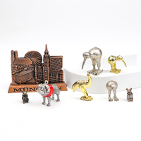 Sculpture miniature en métal, figurine en alliage de zinc, décoration d'intérieur, cadeaux souvenirs, conception personnalisée OEM