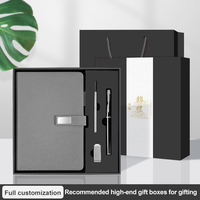 Coffret Cadeau Carnet 2026 Luxe Personnalisable avec Stylo à Bille pour Salon Professionnel, Petite Entreprise, Souvenir Premium