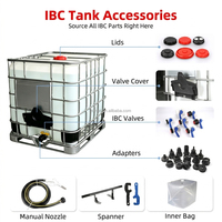 Adaptor Tangki IBC DN50 2'' 60mm S60X6 Female Coupler, Fitting Polipropilena Tugas Berat untuk Penyimpanan Cairan Industri