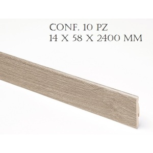 PACK of 10 Century Grey Oak Finish MDF Skirting Boards 14 X 58 X 2400 MM <b>Fibreboards</b> - Product Image 1