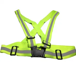 High Quality Outdoor Traffic Safety Elastic Reflective Vest