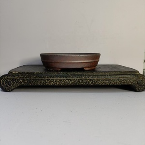 กระถาง<span class=keywords><strong>บอน</strong></span><span class=keywords><strong>ไซ</strong></span>ทรงรีทำมือจากทรายทองอี้ซิง อบด้วยฟืน - Product Image 2