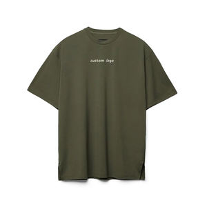 Logo personalizzato allenamento Bodybuilding abbigliamento sportivo Fitness girocollo t-shirt per gli <span class=keywords><strong>uomini</strong></span> - Product Image 6