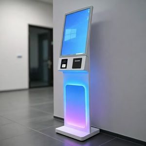 Borne <span class=keywords><strong>de</strong></span> commande interactive 21,5 pouces avec écran tactile, <span class=keywords><strong>paiement</strong></span> numérique et affichage publicitaire à LED – <span class=keywords><strong>Fournisseur</strong></span> OEM - Product Image 2