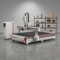 Routeur CNC 4 axes ATC SIGN 1325 2030 2040 pour gravure de motifs décoratifs, découpe d'acrylique, MDF, bois, meubles, armoires et artisanat