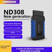 HUMZOR ND308 Instrument de diagnostic automobile et décodeur pour 54 véhicules de tourisme, outil de détection OBD OLIVER, compatible 12V