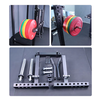 Accessoires de gymnastique Pec Fly Power Rack Attachment Poitrine et épaule Workouts Reverse Fly Rack Attachment Lateral Raise Attachment