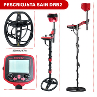 Détecteur de métaux TX850L pour utilisation souterraine, haute sensibilité, écran rétroéclairé, localisation précise, détection professionnelle des trésors