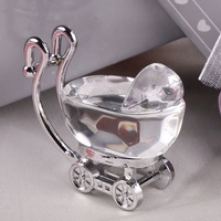 Magnifiques mini-cavaliers en cristal, cadeaux et souvenirs pour bébés