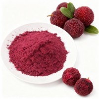 Zoet en pittig, volledig natuurlijk gevriesdroogd fruit voor gezonde snacks en een vitamine C-boost: gevriesdroogde Chinese bayberry