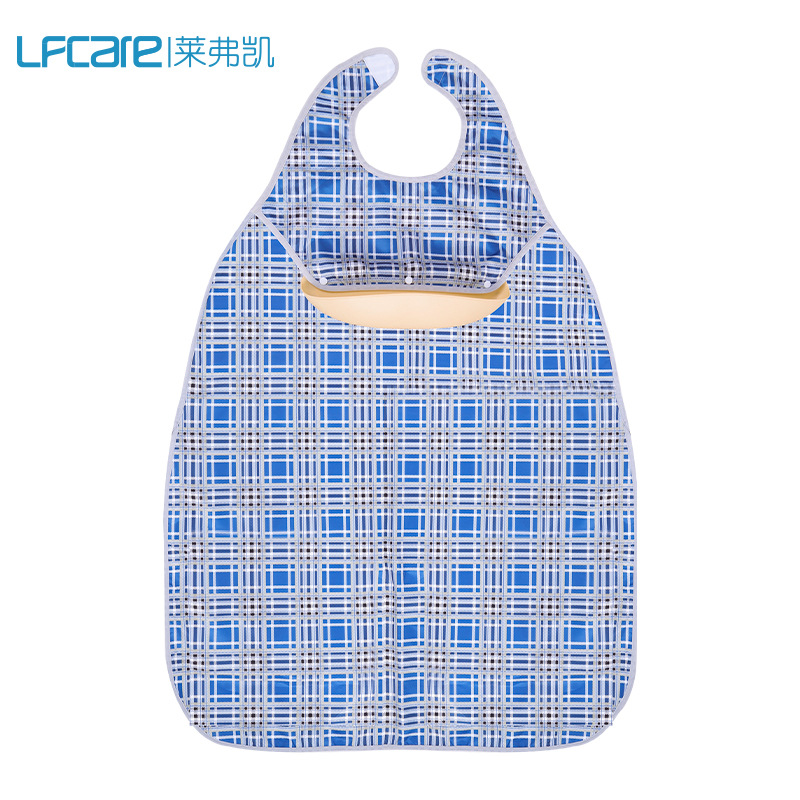 Dark blue mesh fabric lunch bag with silicone
