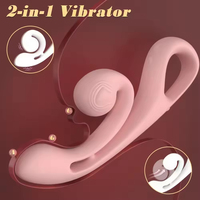 Erotikspielzeug für Frauen Vibratoren zur Selbstbefriedigung Inklusive G-Punkt-Stab Dildo Saugzunge USB-Stromversorgung