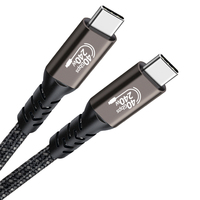 Pd 240W 40gbps Usb4.0 Dual Tipo C a Tipo-c Audio Video Cable de transferencia de datos Usb4 Cable de carga rápida 8K 60Hz Thunderbolt4 Cable