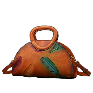 Sacs à main, sacs fourre-tout et portefeuilles classiques de luxe en cuir véritable imperméable avec plumes, pour femmes, vente en gros - Product Image 1