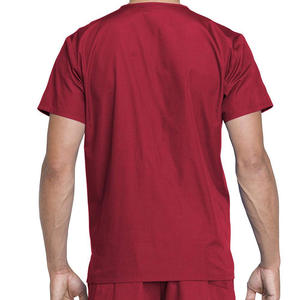 Vente flash - Uniforme d'infirmière à manches courtes, respirant, tendance, 100% polyester - Product Image 3