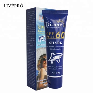 Disaar Gros FPS 60 Requin blanchissant solaire anti-rides crème solaire crème écran pour toutes les peaux - Product Image 2