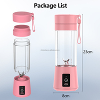 Vente directe d'usine multifonctionnel fruits légumes presse-agrumes mélangeur bébé mélangeur de nourriture 380ML Portable Mini presse-agrumes à main tasse