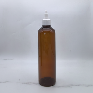 Bouteilles en plastique compressibles de 8 oz avec bouchon à vis, flacons transparents pour distribution, bouteilles vides pour liquides, sauces, arts et artisanat - Product Image 1