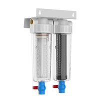 Meilleure Vente 2025 – Système de Traitement d'Eau Potable Manuel à l'Ozone en 2 Étapes, Filtre d'Évier Extérieur en Plastique