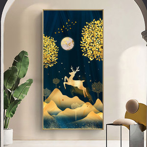 Póster <span class=keywords><strong>de</strong></span> Lienzo del Árbol <span class=keywords><strong>de</strong></span> <span class=keywords><strong>la</strong></span> <span class=keywords><strong>Vida</strong></span> <span class=keywords><strong>Dorado</strong></span>, <span class=keywords><strong>Cuadro</strong></span> Nórdico Moderno Abstracto con Hojas Doradas, Decoración <span class=keywords><strong>de</strong></span> Arte en Lienzo para Pared - Product Image 6