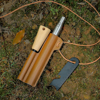 Accessoires de camping en plein air, bâton de feu pour barbecue, bâton de feu solide rétractable de haute qualité, ensemble de pique-nique portable