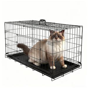 Metal ve Plastik Papağan Üreme Kafesi, Kaplan Derisi Şakayık Desenli, Büyük Boy, Ekstra Büyük Boy Plastik Tepsi Dahil - Product Image 6