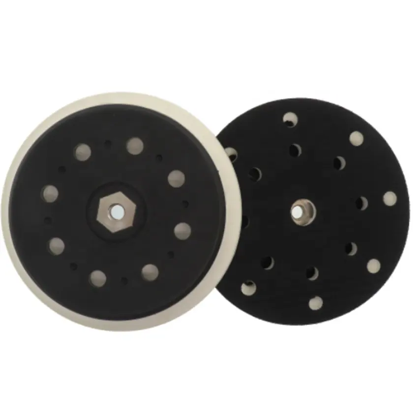 6 "круглая шлифовальная подложка, крючок и петля, полировальный диск