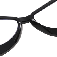 Gafas de Sol de Ojo de Gato Extra Grandes para Mujer, Venta al por Mayor, Juego de 4 Piezas, Montura Completa de PC, Lentes Transparentes, Gafas de Moda para la Calle
