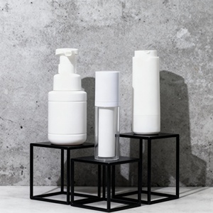 En Existencia, Tubo Cosmético Vacío de 30 ml, 50 ml, 1 oz, Botella Gris Blanca sin Aire, Botella para Protector Solar, Botella con Bomba - Product Image 5