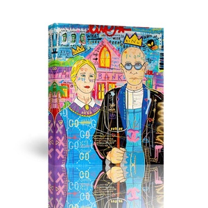 Peintures sur toile Graffiti <span class=keywords><strong>Pop</strong></span> <span class=keywords><strong>Art</strong></span> Éléphant, Affiches et Impressions Murales Anime, Tableaux Muraux Colorés pour Chambre - Product Image 2
