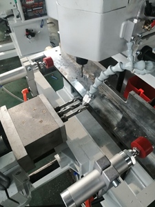 Easy to Operate Manual Single Axis Door Window Aluminum Profiling Copy Router <b>Lock</b> Hole Milling and Drilling Machine - Product Image 2