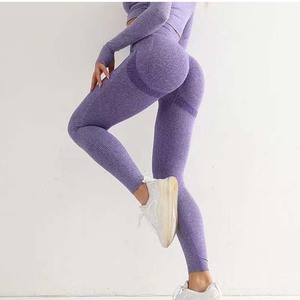 Migliori donne di alta qualità <span class=keywords><strong>abbigliamento</strong></span> da palestra migliori pantaloni TikTok a vita alta Leggings Yoga ODM fornitura di <span class=keywords><strong>abbigliamento</strong></span> Fitness - Product Image 2
