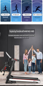 Tapis roulant électrique pliable intelligent pour <span class=keywords><strong>la</strong></span> <span class=keywords><strong>maison</strong></span>, avec programmes d'exercices, design compact, vitesse de 1 à 12,8 km/h et capacité de 120 kg - Product Image 5