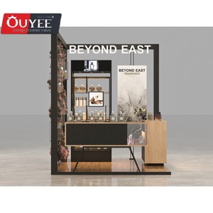 Tùy Chỉnh Lãng Mạn Nước Hoa Kiosk Thiết Kế Sản Xuất Nước Hoa Chai Kính Tường Trung Tâm Mua Sắm Kiosk Nước Hoa Thanh Kiosk Hiển Thị Đứng - Product Image 1