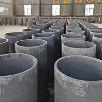 500-1000L creusets en graphite SIC de fonderie de grande capacité