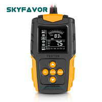 Testeur de batterie de camion intelligent, analyseur automatique CCA, 12V 24V universel, testeur de batterie au plomb GEL AGM EFB