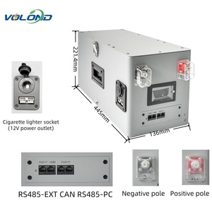 VOLOND Batterie Solari Prismatiche per Casa, Rack LFP Litio 314 Lifepo4 Jk & Fai-da-Te Rept 12v 48v, Scatola di Stoccaggio 280ah 2kwh - Product Image 1