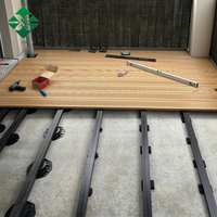 Système de piétement réglable en plastique pour terrasse, support de sol extérieur facile à installer, en gros, à vendre