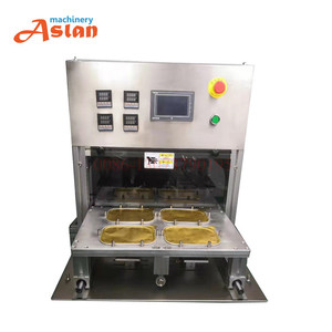 Manual Work Tyep Plastic Cup Sealer Machine Full Automatic Food Plastic Container Tray Sealing Machine