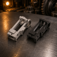 Pièces de support mécanique en acier inoxydable sur mesure, moulées avec précision, composants usinés CNC