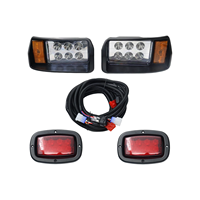 Kit d'éclairage LED pour voiturette de golf Club Car DS avec faisceau de câblage, feux avant et arrière pour voiturette de golf