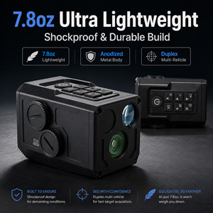 Mira Telescópica Digital TYPHON con Zoom 1-6x, Visión Nocturna con Iluminador IR, Impermeable, <span class=keywords><strong>de</strong></span> Aluminio, con Garantía <span class=keywords><strong>de</strong></span> por Vida - Product Image 6