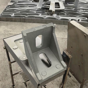 Connecteur d'angle en alliage d'aluminium CNW 070304 Série 6000 40x40 90 degrés, tolérance 1%, service de découpe pour porte - Product Image 3