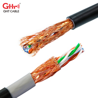 Câble Ethernet personnalisé Cat6 SFTP Câble de communication haute vitesse CCA CU Cat 6 Câble réseau RJ45 100m 305m 500m Câble de test de réussite