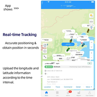 Rastreador GPS LTE CAT1 Portátil e Impermeable con Batería de Gran Capacidad de 6000 mAh y Alerta de Geocerca para Sistema de Rastreo de Vehículos y Bicicletas