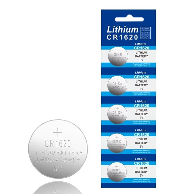 Reliable Liju 3V CR1620 Lithium Coin Cell Button Battery 70mAh for Home Appliances Toys Remote Controls & Consumer Electronics
