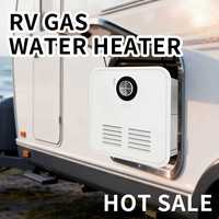 JP Sofort-Dusche Schwarz-Weiß Tür und Fernbedienung RV Tankloser Gas-Warmwasserbereiter